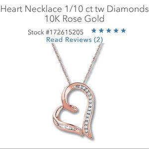 Rose Gold Heart Necklace